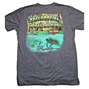 Harley Davidson T Shirt Tallahassee Florida Mens Large L factory custom tshirt